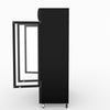 Thermaster 1200L 3 Glass Door Colourbond Upright Drink Fridge Black LG-1203BP