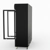 Thermaster 1200L 3 Glass Door Colourbond Upright Drink Fridge Black LG-1203BP