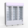 1200L Three Glass Door Colourbond Upright Drink Fridge - Thermaster LG-1203P