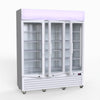 Thermaster 1200L 3 Glass Door Colourbond Upright Drink Fridge White LG-1203P