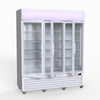 Thermaster 1200L 3 Glass Door Colourbond Upright Drink Fridge White LG-1203P