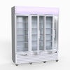 Thermaster 1200L 3 Glass Door Colourbond Upright Drink Fridge White LG-1203P