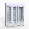 Thermaster 1200L 3 Glass Door Colourbond Upright Drink Fridge White LG-1203P