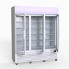 Thermaster 1200L 3 Glass Door Colourbond Upright Drink Fridge White LG-1203P