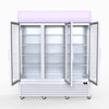 Thermaster 1200L 3 Glass Door Colourbond Upright Drink Fridge White LG-1203P