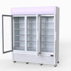 Thermaster 1200L 3 Glass Door Colourbond Upright Drink Fridge White LG-1203P