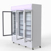 Thermaster 1200L 3 Glass Door Colourbond Upright Drink Fridge White LG-1203P