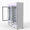 Thermaster 1200L 3 Glass Door Colourbond Upright Drink Fridge White LG-1203P