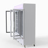 Thermaster 1200L 3 Glass Door Colourbond Upright Drink Fridge White LG-1203P