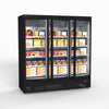Thermaster 1500L 3 Door Supermarket Freezer Black LG-1500BGBMF