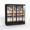 Thermaster 1500L 3 Door Supermarket Freezer Black LG-1500BGBMF