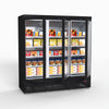 Thermaster 1500L 3 Door Supermarket Freezer Black LG-1500BGBMF