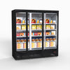 Thermaster 1500L 3 Door Supermarket Freezer Black LG-1500BGBMF