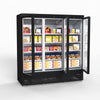 Thermaster 1500L 3 Door Supermarket Freezer Black LG-1500BGBMF