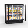 Thermaster 1500L 3 Door Supermarket Freezer Black LG-1500BGBMF