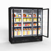 Thermaster 1500L 3 Door Supermarket Freezer Black LG-1500BGBMF