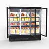 Thermaster 1500L 3 Door Supermarket Freezer Black LG-1500BGBMF