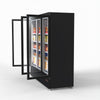 Thermaster 1500L 3 Door Supermarket Freezer Black LG-1500BGBMF