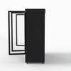 Thermaster 1500L 3 Door Supermarket Freezer Black LG-1500BGBMF