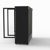 Thermaster 1500L 3 Door Supermarket Freezer Black LG-1500BGBMF