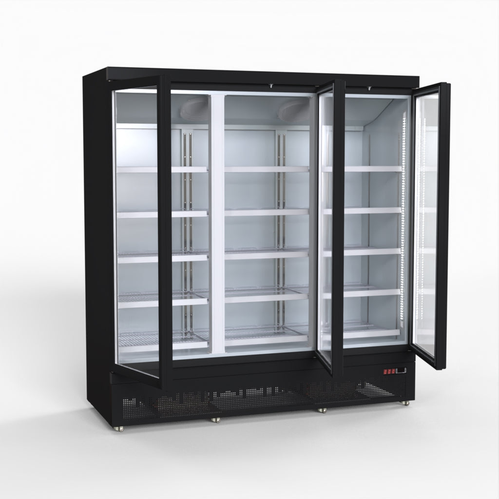 Thermaster 1500L 3 Door Supermarket Fridge Stainless LG-1500BGBM