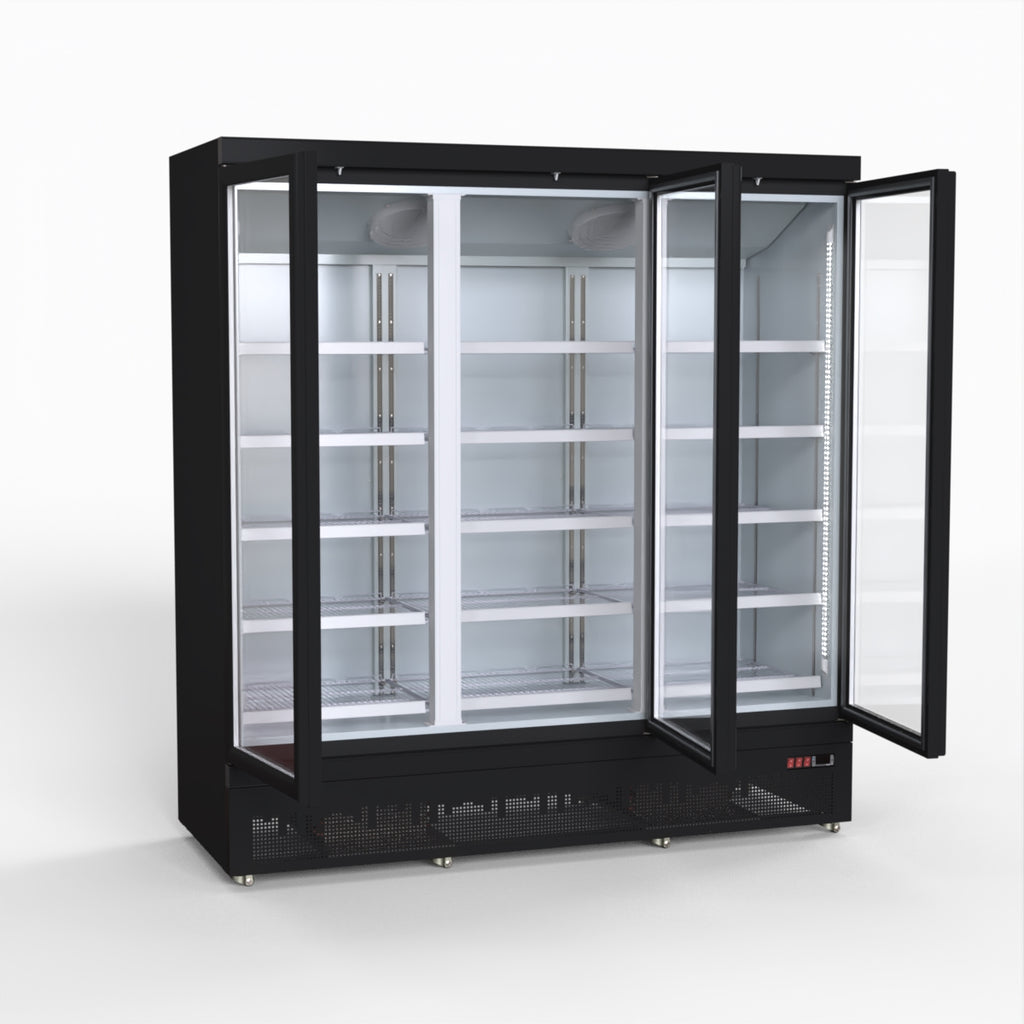 Thermaster 1500L 3 Door Supermarket Fridge Stainless LG-1500BGBM