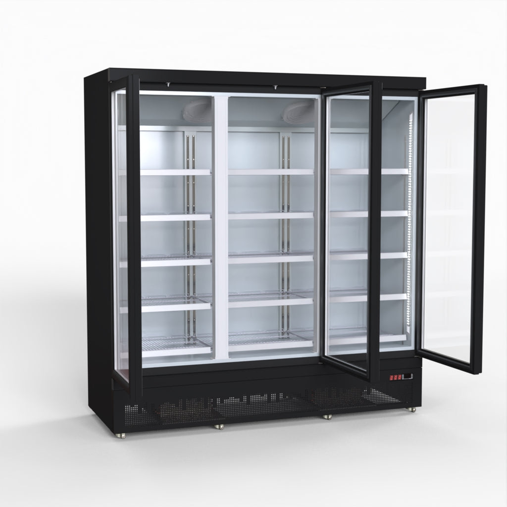 Thermaster 1500L 3 Door Supermarket Fridge Stainless LG-1500BGBM