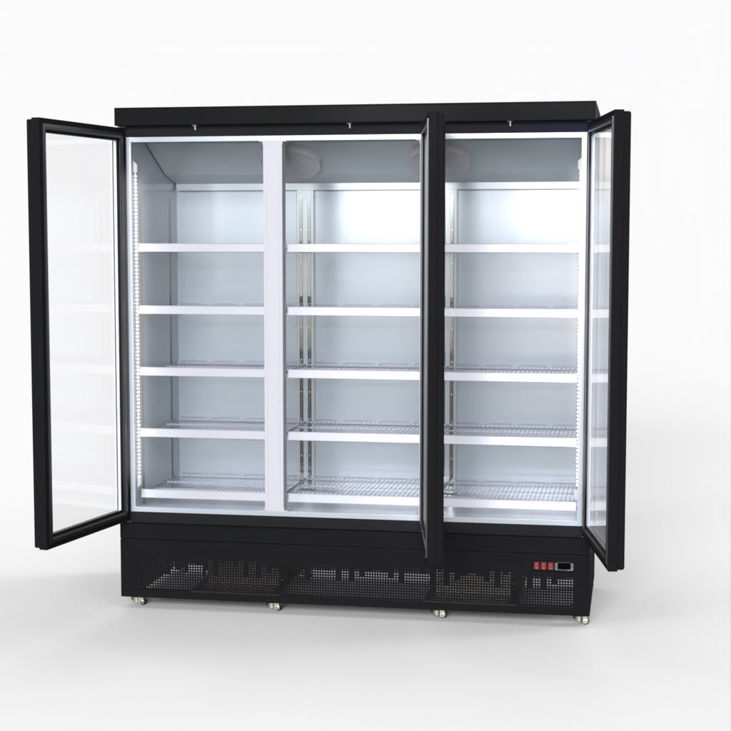 Thermaster 1500L 3 Door Supermarket Fridge Stainless LG-1500BGBM