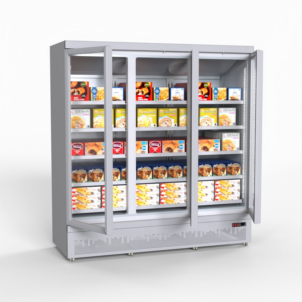 Thermaster 1500L 3 Door Supermarket Freezer LG-1500GBMF