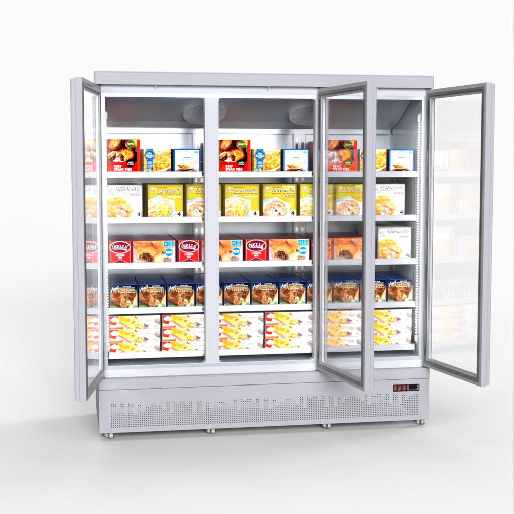 Thermaster 1500L 3 Door Supermarket Freezer LG-1500GBMF
