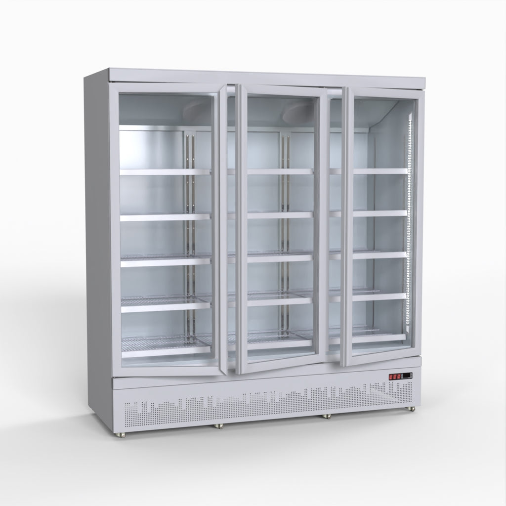 Thermaster 1500L 3 Door Supermarket Fridge Stainless LG-1500GBM