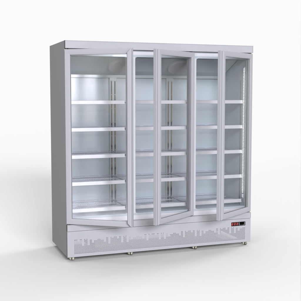 Thermaster 1500L 3 Door Supermarket Fridge Stainless LG-1500GBM