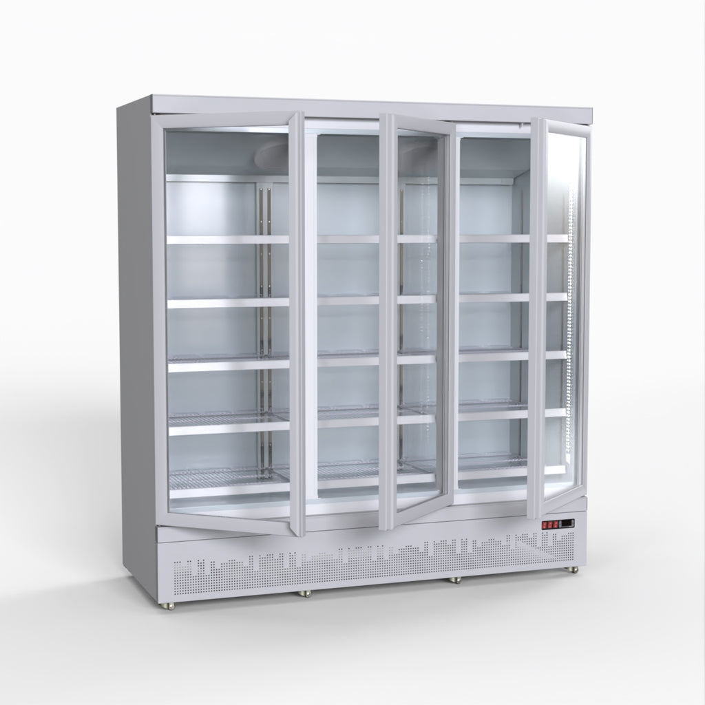 Thermaster 1500L 3 Door Supermarket Fridge Stainless LG-1500GBM
