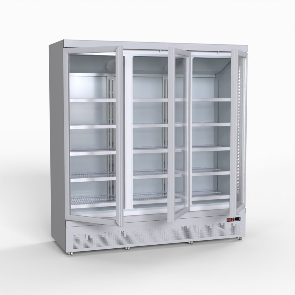 Thermaster 1500L 3 Door Supermarket Fridge Stainless LG-1500GBM