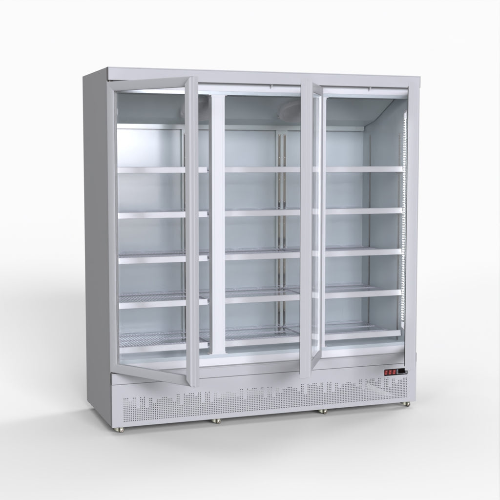 Thermaster 1500L 3 Door Supermarket Fridge Stainless LG-1500GBM