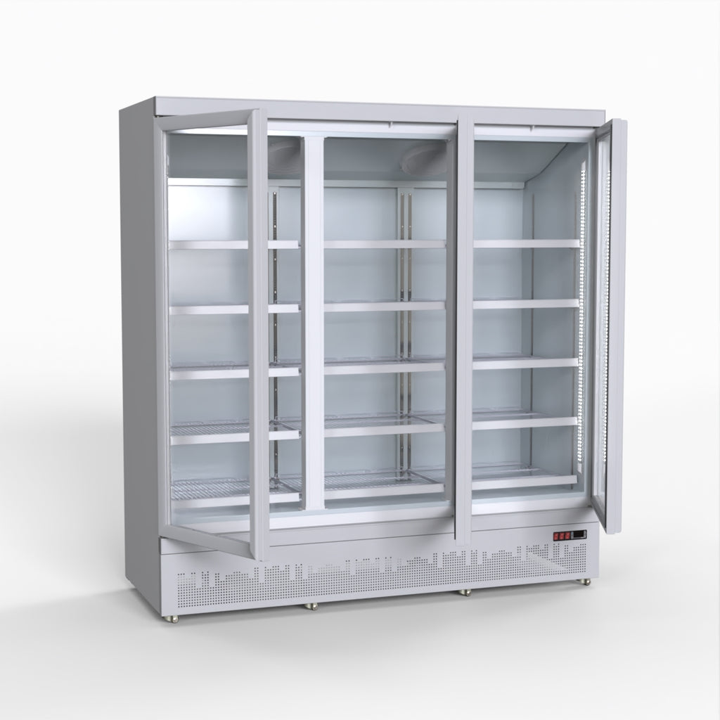 Thermaster 1500L 3 Door Supermarket Fridge Stainless LG-1500GBM