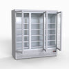 Thermaster 1500L 3 Door Supermarket Fridge Stainless LG-1500GBM