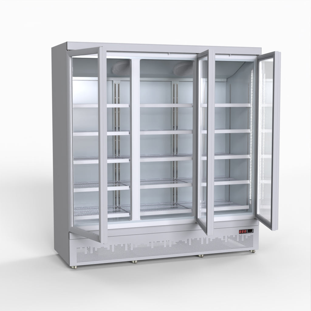 Thermaster 1500L 3 Door Supermarket Fridge Stainless LG-1500GBM