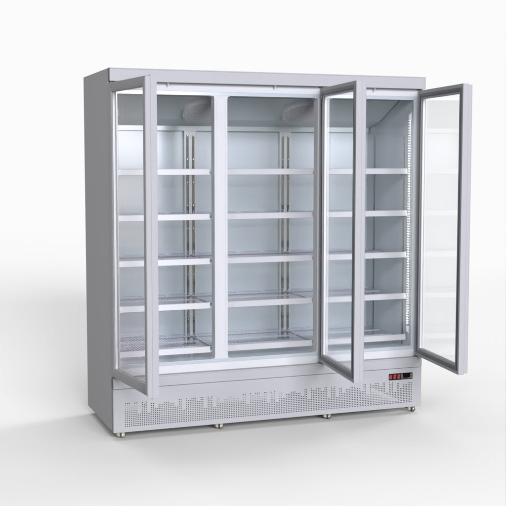 Thermaster 1500L 3 Door Supermarket Fridge Stainless LG-1500GBM