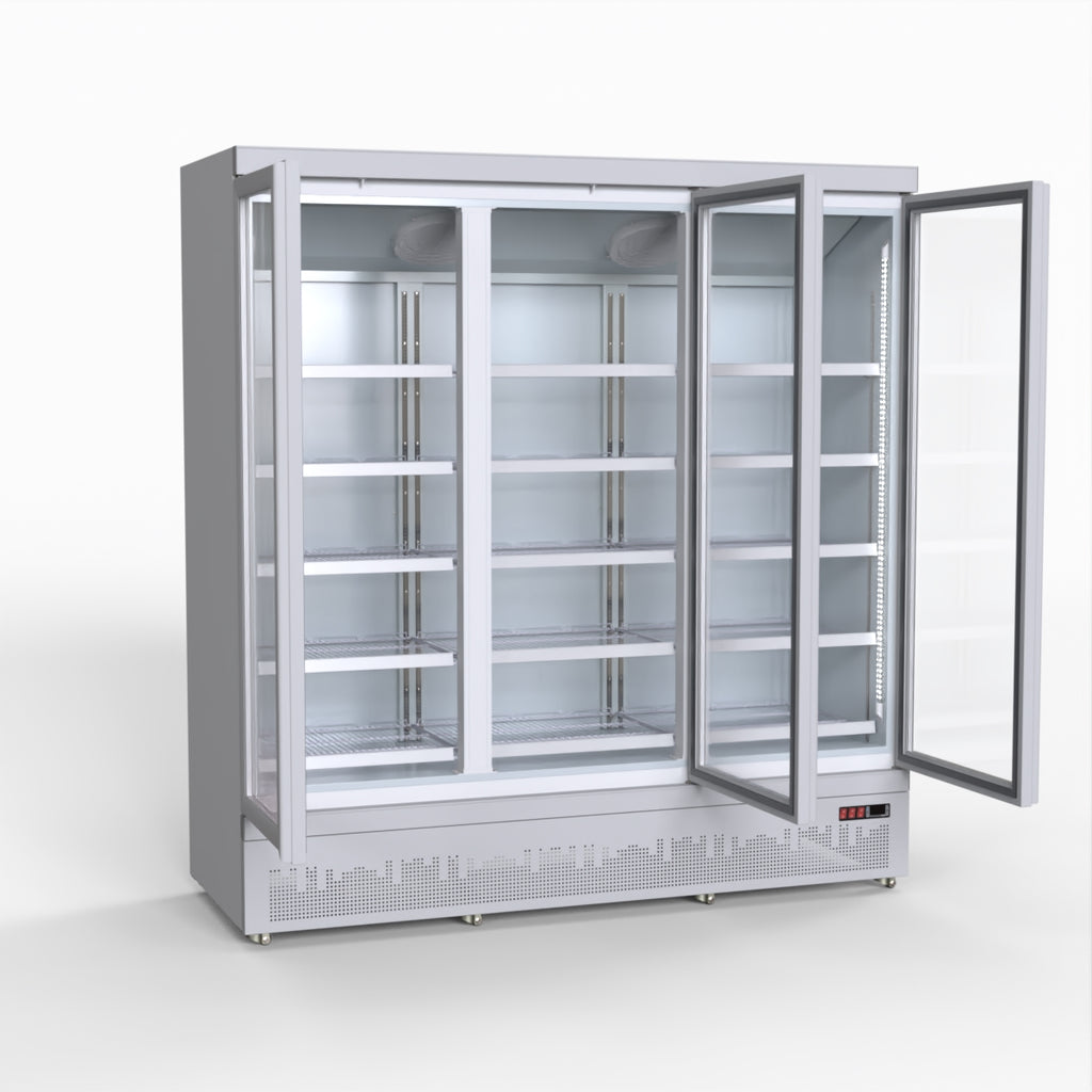 Thermaster 1500L 3 Door Supermarket Fridge Stainless LG-1500GBM