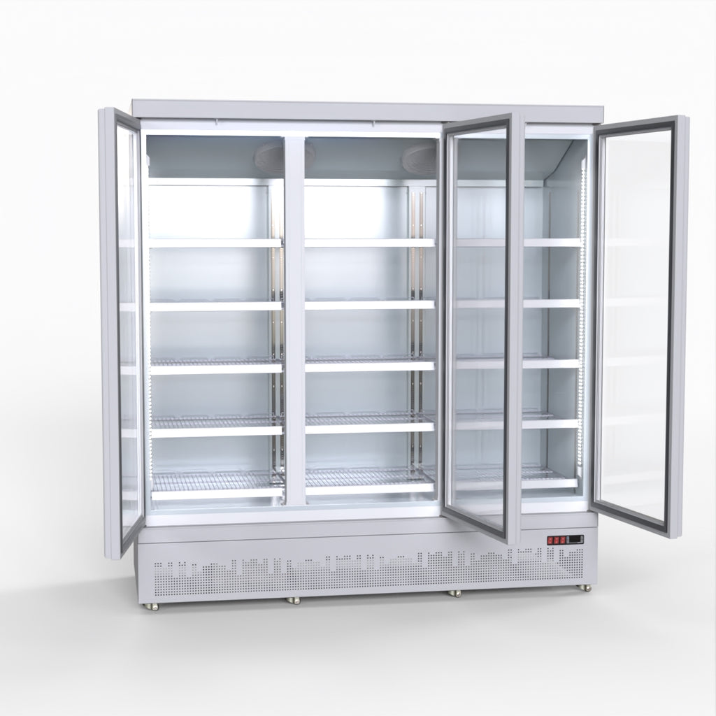 Thermaster 1500L 3 Door Supermarket Fridge Stainless LG-1500GBM