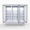 Thermaster 1500L 3 Door Supermarket Fridge Stainless LG-1500GBM