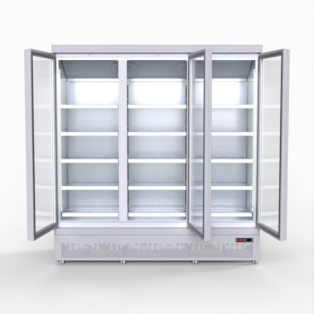 Thermaster 1500L 3 Door Supermarket Fridge Stainless LG-1500GBM