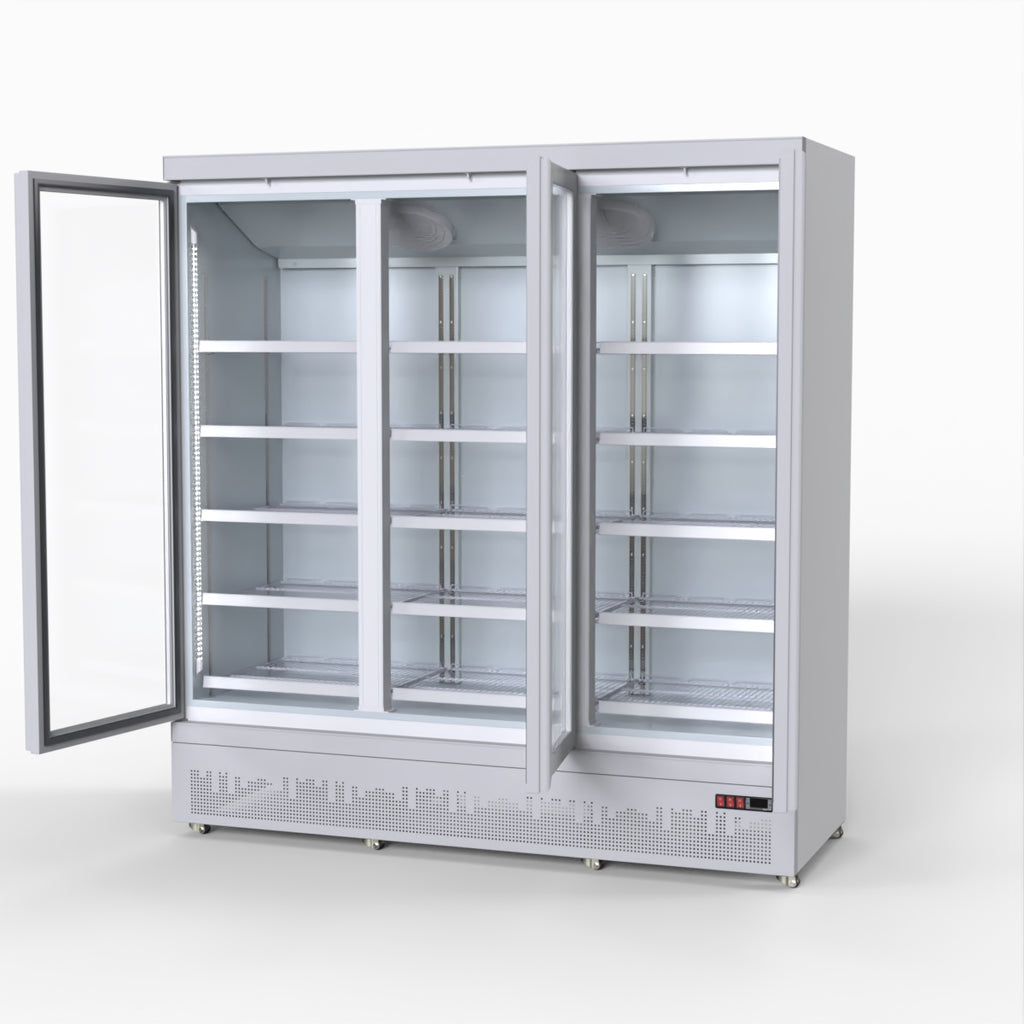 Thermaster 1500L 3 Door Supermarket Fridge Stainless LG-1500GBM