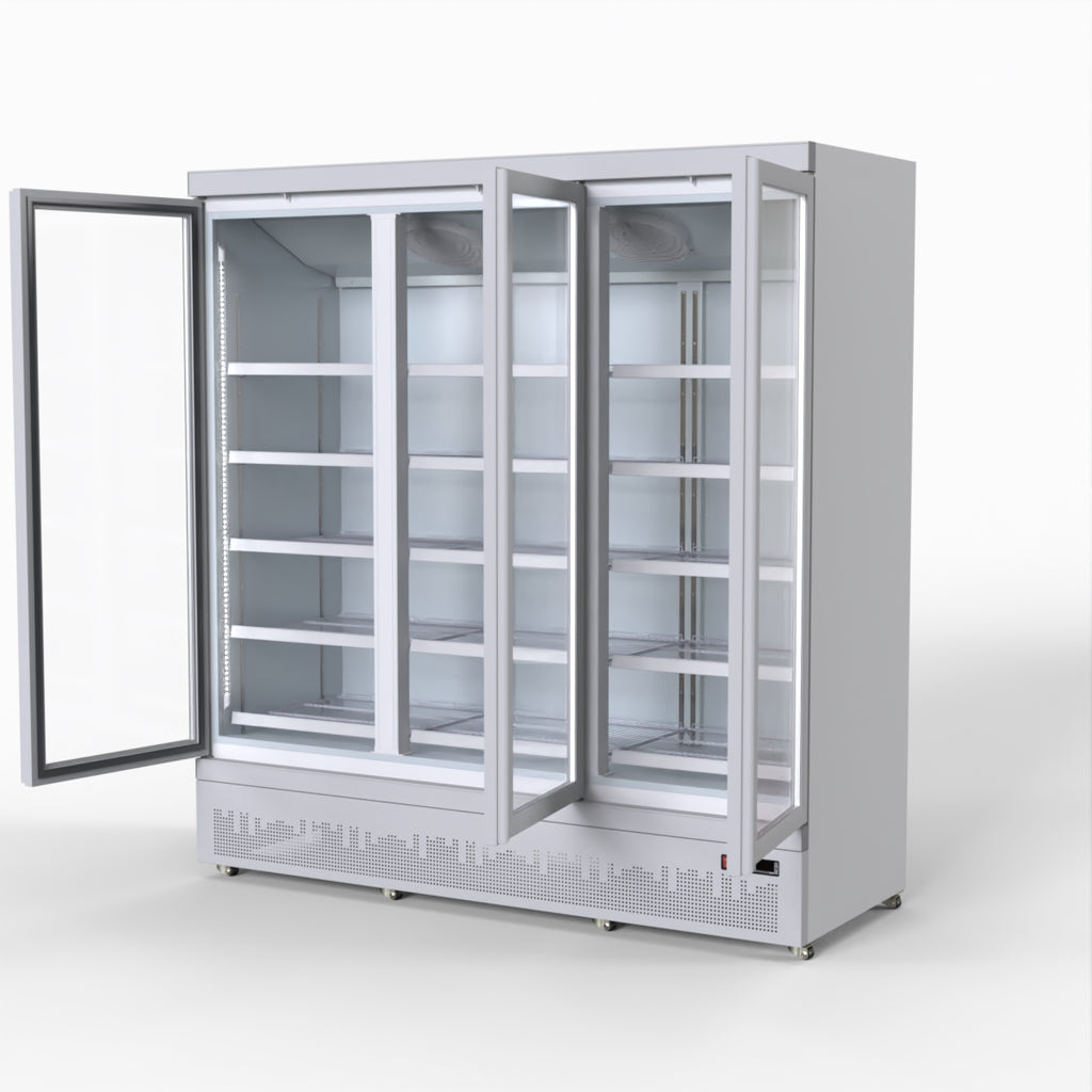Thermaster 1500L 3 Door Supermarket Fridge Stainless LG-1500GBM