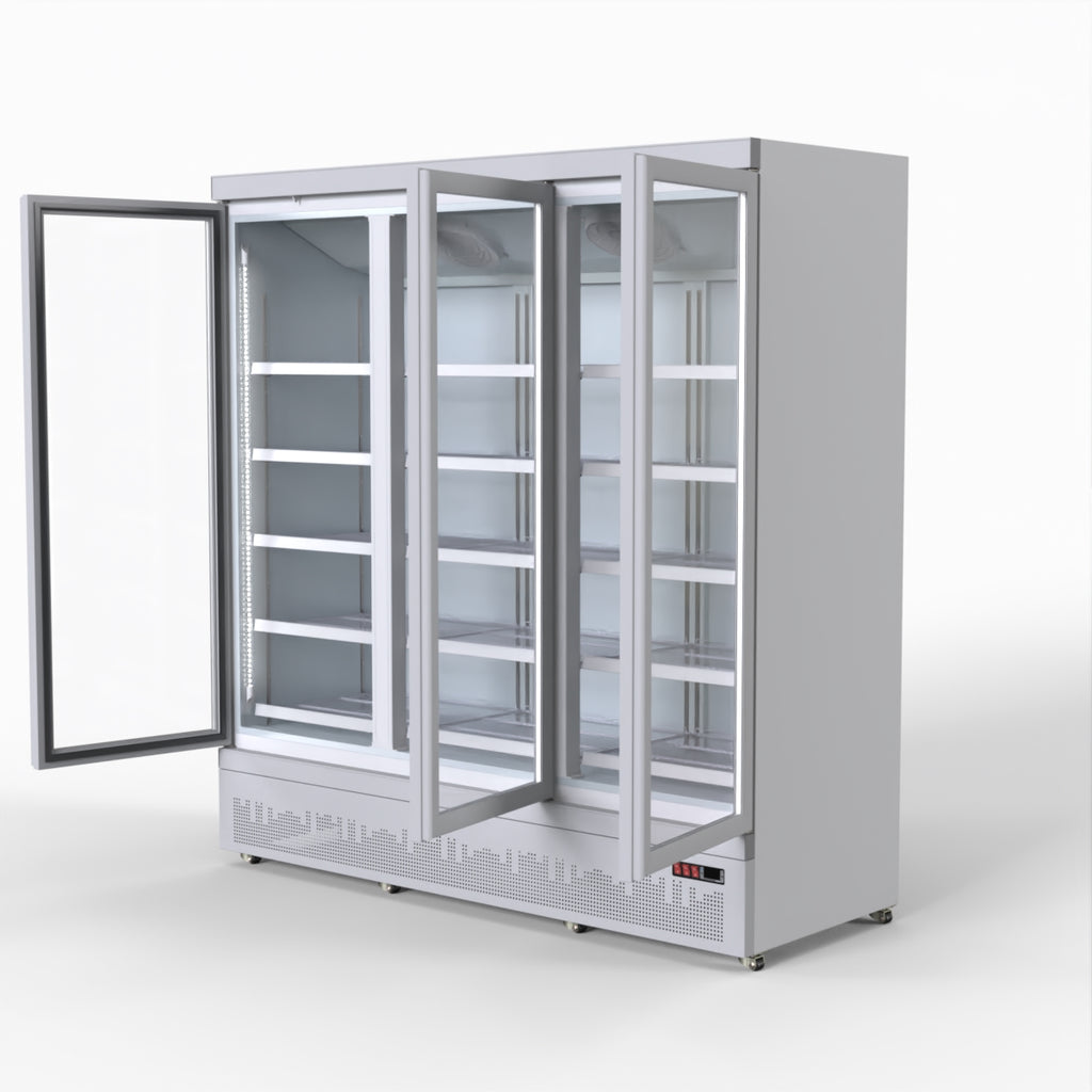 Thermaster 1500L 3 Door Supermarket Fridge Stainless LG-1500GBM