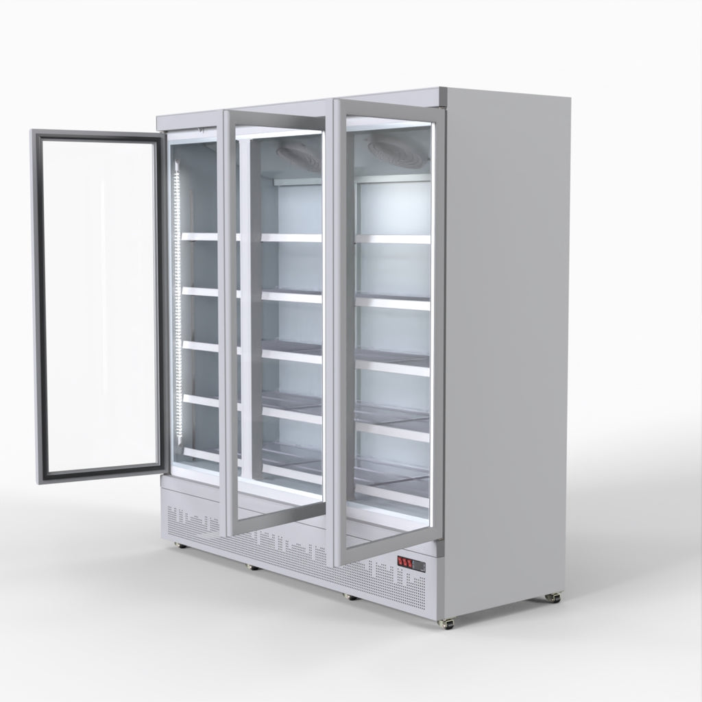 Thermaster 1500L 3 Door Supermarket Fridge Stainless LG-1500GBM