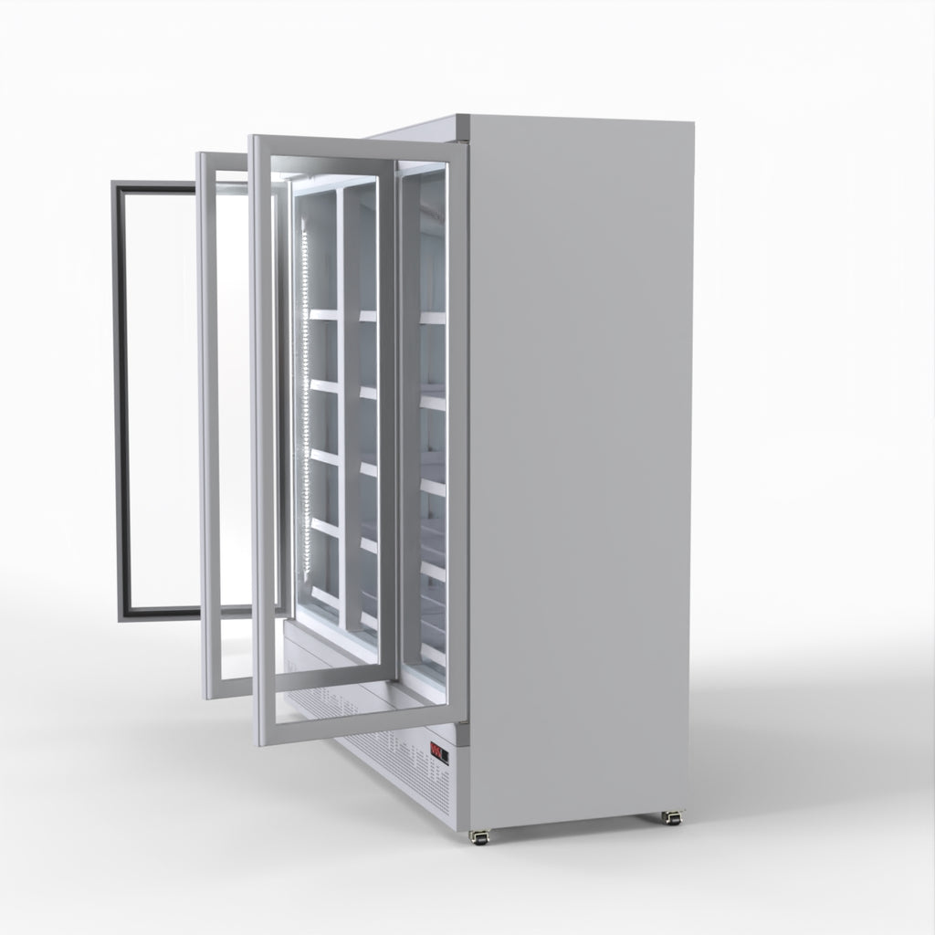 Thermaster 1500L 3 Door Supermarket Fridge Stainless LG-1500GBM