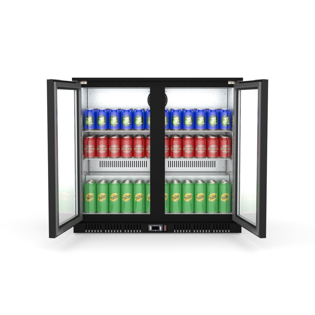 Under Bench Two Door Bar Cooler - Thermaster LG-208HC