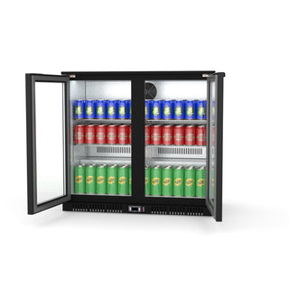 Under Bench Two Door Bar Cooler - Thermaster LG-208HC